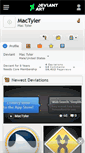 Mobile Screenshot of mactyler.deviantart.com