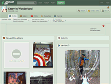 Tablet Screenshot of casey-in-wonderland.deviantart.com