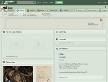 Tablet Screenshot of biliki.deviantart.com