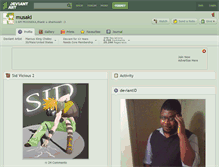 Tablet Screenshot of musaki.deviantart.com
