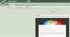 Desktop Screenshot of kometto.deviantart.com