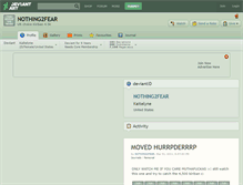 Tablet Screenshot of nothing2fear.deviantart.com