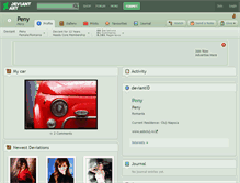 Tablet Screenshot of peny.deviantart.com