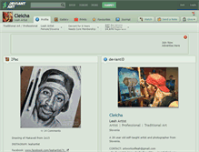 Tablet Screenshot of cleicha.deviantart.com
