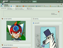Tablet Screenshot of forre.deviantart.com