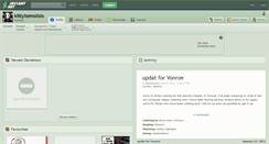 Desktop Screenshot of kittyxemoxsix.deviantart.com