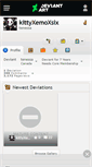 Mobile Screenshot of kittyxemoxsix.deviantart.com