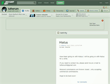 Tablet Screenshot of lutherum.deviantart.com