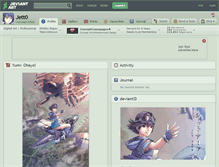 Tablet Screenshot of jett0.deviantart.com