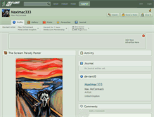 Tablet Screenshot of maximac333.deviantart.com