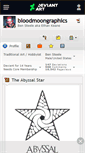 Mobile Screenshot of bloodmoongraphics.deviantart.com