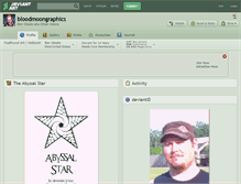 Tablet Screenshot of bloodmoongraphics.deviantart.com