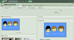 Desktop Screenshot of daphne-loves-derby.deviantart.com