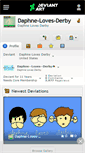 Mobile Screenshot of daphne-loves-derby.deviantart.com