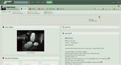 Desktop Screenshot of metroboy.deviantart.com