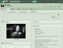 Tablet Screenshot of metroboy.deviantart.com