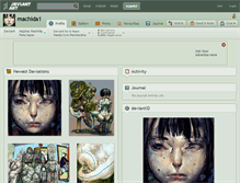 Tablet Screenshot of machida1.deviantart.com