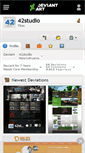 Mobile Screenshot of 42studio.deviantart.com