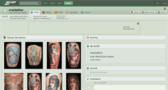 Desktop Screenshot of evantattoo.deviantart.com