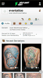 Mobile Screenshot of evantattoo.deviantart.com