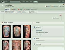 Tablet Screenshot of evantattoo.deviantart.com