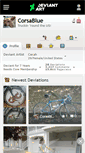Mobile Screenshot of corsablue.deviantart.com