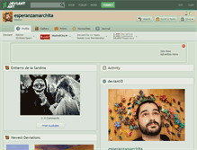 Tablet Screenshot of esperanzamarchita.deviantart.com