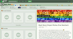 Desktop Screenshot of black--wave.deviantart.com