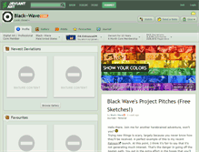 Tablet Screenshot of black--wave.deviantart.com