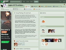 Tablet Screenshot of legion-of-tg-artists.deviantart.com