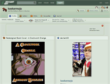 Tablet Screenshot of keekermojo.deviantart.com