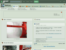 Tablet Screenshot of fatalicon.deviantart.com
