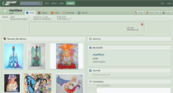 Desktop Screenshot of mackface.deviantart.com