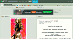 Desktop Screenshot of animedreams.deviantart.com