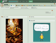 Tablet Screenshot of lesniak.deviantart.com