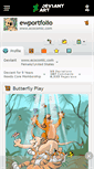 Mobile Screenshot of ewportfolio.deviantart.com