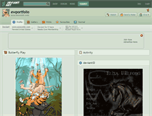 Tablet Screenshot of ewportfolio.deviantart.com