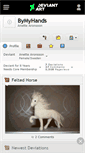 Mobile Screenshot of bymyhands.deviantart.com