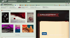 Desktop Screenshot of digitalphenom.deviantart.com