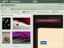 Tablet Screenshot of digitalphenom.deviantart.com