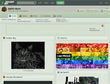 Tablet Screenshot of dakki-dono.deviantart.com