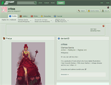 Tablet Screenshot of criissa.deviantart.com