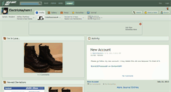 Desktop Screenshot of electricmayhem1.deviantart.com