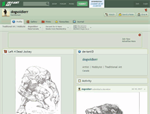 Tablet Screenshot of dogsoldierr.deviantart.com