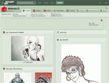 Tablet Screenshot of mistress-d.deviantart.com
