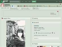 Tablet Screenshot of bekkilee.deviantart.com