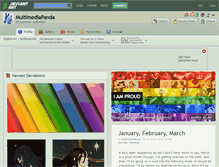 Tablet Screenshot of multimediapanda.deviantart.com