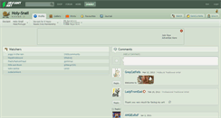 Desktop Screenshot of holy-snail.deviantart.com