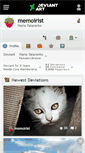 Mobile Screenshot of memoirist.deviantart.com