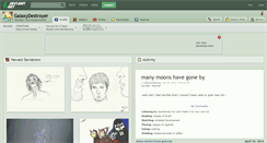 Desktop Screenshot of galaxydestroyer.deviantart.com